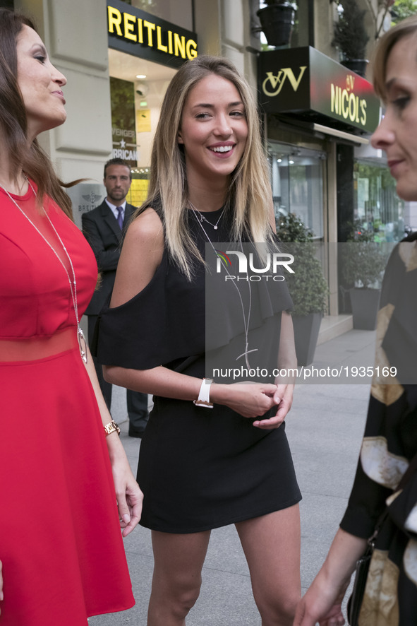 Alice Campello attends 'Alfieri & St. Johns' inaguration on May 4, 2017 in Madrid, Spain. 