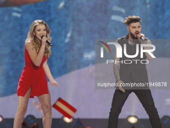 Ilinca feat. Alex Florea from Romania perform with the song 