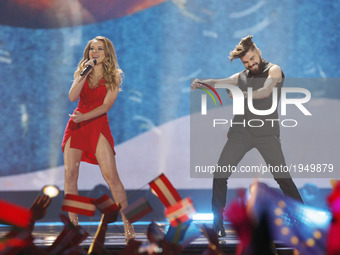 Ilinca feat. Alex Florea from Romania perform with the song 