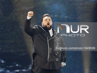 Jacques Houdek from Croatia performs with the song 