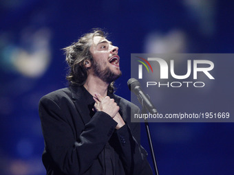Salvador Sobral from Portugal performs with the song 
