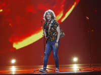 Manel Navarro from Spain performs with the song 