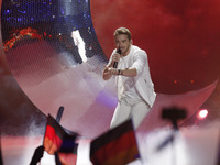 Nathan Trent from Austria performs with the song 