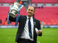 Nick Cushing manager of Manchester City Women FA Women's Cup-Final winners medal
during The SSE FA Women's Cup-Final match betweenBirmingham...