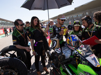 Grid starting grid KENAN SOFUOGLU World Supersport  during the World Superbikes - Race at Enzo & Dino Ferrari Circuit on May 14, 2017 in Imo...