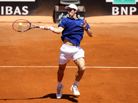 Pablo Cuevas during his round in The Internazionali BNL d'Italia 2017 at Foro Italico on May 16, 2017 in Rome, Italy. (