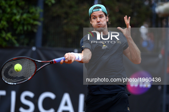 Tommy Haas (GER) on Day Three of The Internazionali BNL d'Italia 2017 at the Foro Italico on May 16, 2017 in Rome, Italy. 
