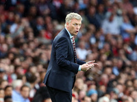 Sunderland manager David Moyes 
during the Premier League match between Arsenal and Sunderland at The Emirates, London, England on 16 May 20...