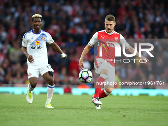 Arsenal's Aaron Ramsey
during the Premier League match between Arsenal and Sunderland at The Emirates, London, England on 16 May 2017. 

 (