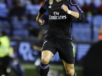  Cristiano Ronaldo forward of Real Madrid (7) drives the ball during the La Liga Santander match between Celta de Vigo and Real Madrid at Ba...