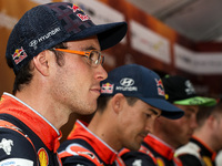 Thierry Neuville during the autograph session of WRC Vodafone Rally de Portugal 2017, at Matosinhos in Portugal on May 18, 2017. (