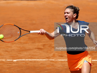 Tennis WTA Internazionali d'Italia BNL quarterfinals 
Simona Halep (ROU) at Foro Italico in Rome, Italy on May 19, 2017.
(
