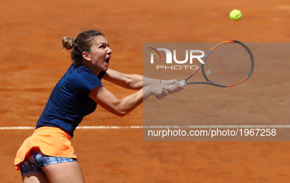 Tennis WTA Internazionali d'Italia BNL quarterfinals 
Simona Halep (ROU) at Foro Italico in Rome, Italy on May 19, 2017.
