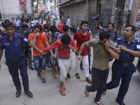 Police on 20 May 2017 take four suspected members of LGBT community in Dhaka.  A Dhaka court on Saturday placed four suspected members of LG...
