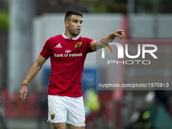 Conor Murray of Munster during the Guinness PRO12 Semi-Final match between Munster Rugby and Ospreys at Thomond Park Stadium in Limerick, Ir...