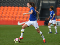 Danielle Turner of Everton Ladies
during Women's Super League 2 Spring Series match between London Bees against Everton Ladies at The Hive,...