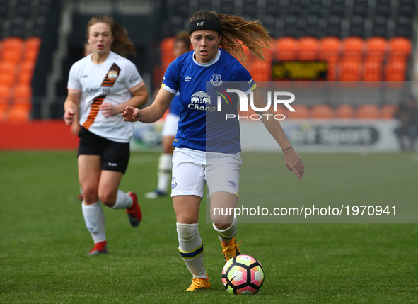 
during Women's Super League 2 Spring Series match between London Bees against Everton Ladies at The Hive, Barnet FC on 20 May 2017 