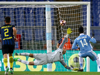 Serie A Lazio v Inter
Balde Diao Keita of Lazio scoring the goal of 1-0 at Olimpico Stadium in Rome, Italy on May 21, 2017.
 (