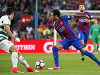Neymar Jr. during La Liga match between F.C. Barcelona v S.D. Eibar, in Barcelona, on May 21, 2017.  (