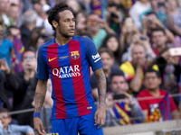 Neymar Jr, during the Liga match betwen FC Barcelona and SD Eibar at Camp Nou stadium in Barcelona, Spain on May 21, 2017 (