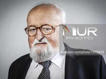 A Polish world famous composer and conductor Krzysztof Penderecki during award ceremony at the Wawel Castle in Krakow, Poland on 22 May, 201...
