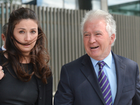 Sarah Fitzpatrick and her father Sean Fitzpatrick leave the Court after Sean Fitzpatrick was acquitted on all counts after direction of tria...