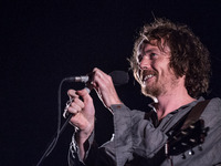 Irish singer and songwriter Damien Rice performs live in Naples at 'Teatro dell'Acacia' on May 19, 2017 in Naples, Italy.  (