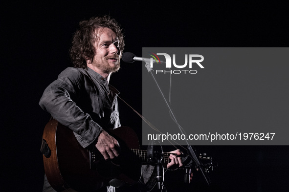 Irish singer and songwriter Damien Rice performs live in Naples at 'Teatro dell'Acacia' on May 19, 2017 in Naples, Italy.  