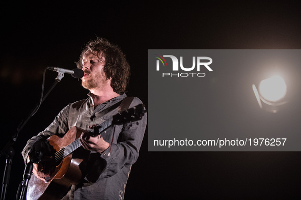 Irish singer and songwriter Damien Rice performs live in Naples at 'Teatro dell'Acacia' on May 19, 2017 in Naples, Italy.  