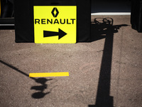 Renault Sport F1 team pitlane details during the Monaco Grand Prix of the FIA Formula 1 championship, at Monaco on 24th of 2017. (
