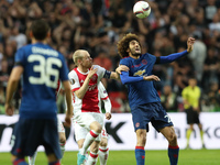 Marouane Fellaini of Manchester United in action during the UEFA Europa League Final match between Manchester United and Ajax at Friends Are...