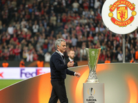 Manchester United manager Jose Mourinho reacts following the UEFA Europa League Final match between Ajax and Manchester United at Friends Ar...