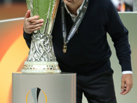 Coach Jose Mourinho (Manchester) during the UEFA Europa League Final match between Ajax and Manchester United at Friends Arena on May 24, 20...