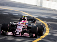 31 OCON Esteban from France of Force India VJM10 during the Monaco Grand Prix of the FIA Formula 1 championship, at Monaco on 25th of 2017....