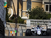 18 STROLL Lance from Canada of Williams F1 Mercedes FW40 during the Monaco Grand Prix of the FIA Formula 1 championship, at Monaco on 25th o...