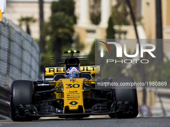 30 PALMER Jolyon from Great Britain of Renault F1 RS17 team Renault Sport F1 team during the Monaco Grand Prix of the FIA Formula 1 champion...