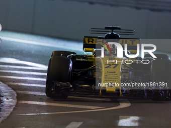 27 HULKENBERG Nico from Germany of Renault F1 RS17 team Renault Sport F1 team during the Monaco Grand Prix of the FIA Formula 1 championship...