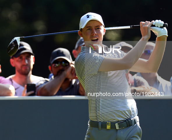 Matthew Fitzpatrick of England
during 1st Round for the 2017 BMW PGA Championship on the west Course at Wentworth on May 25, 2017 in Virgini...