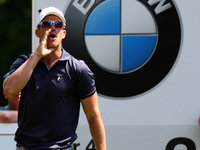 Magnus A Carlsson OF sweduring 1st Round for the 2017 BMW PGA Championship on the west Course at Wentworth on May 25, 2017 in Virginia Water...