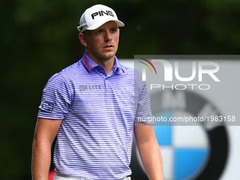Matt Wallace of England during 1st Round for the 2017 BMW PGA Championship on the west Course at Wentworth on May 25, 2017 in Virginia Water...