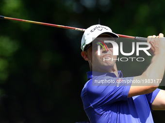 Niclas Fasth of Sweden during 1st Round for the 2017 BMW PGA Championship on the west Course at Wentworth on May 25, 2017 in Virginia Water,...