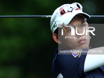Phachara Khongwatmai THA during 1st Round for the 2017 BMW PGA Championship on the west Course at Wentworth on May 25, 2017 in Virginia Wate...