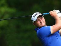 Zander Lombard of Sweden during 1st Round for the 2017 BMW PGA Championship on the west Course at Wentworth on May 25, 2017 in Virginia Wate...