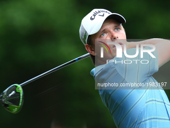 Callum Shinkwin of England during 1st Round for the 2017 BMW PGA Championship on the west Course at Wentworth on May 25, 2017 in Virginia Wa...