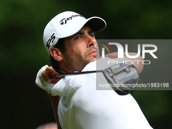 Adrian Otaegui of Spain during 1st Round for the 2017 BMW PGA Championship on the west Course at Wentworth on May 25, 2017 in Virginia Water...