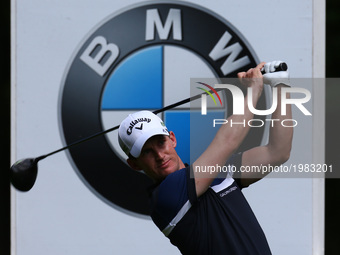 Chris Paisley of England  during 1st Round for the 2017 BMW PGA Championship on the west Course at Wentworth on May 25, 2017 in Virginia Wat...