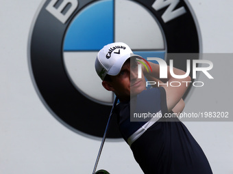 Thomas Aiken,Ricardo Gouveia,Chris Paisley during 1st Round for the 2017 BMW PGA Championship on the west Course at Wentworth on May 25, 201...