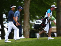 Daniel Im and Paul Dunne
during 1st Round for the 2017 BMW PGA Championship on the west Course at Wentworth on May 25, 2017 in Virginia Wate...