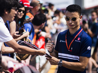 94 WEHRLEIN Pascal from Germany of Sauber F1 C36 signing autographs to the fans during the Monaco Grand Prix of the FIA Formula 1 championsh...
