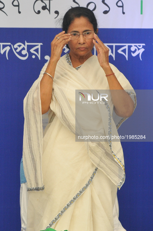 Mamata Banerjee Chief Minister of West Bengal during  Six Years celebration Trinamool Congress Government at State Secetriyat office Nabanna...